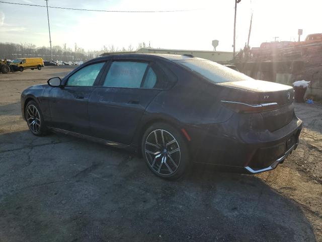 WBY53EJ06PCL62205 - 2023 BMW I7 XDRIVE60 BLUE photo 2