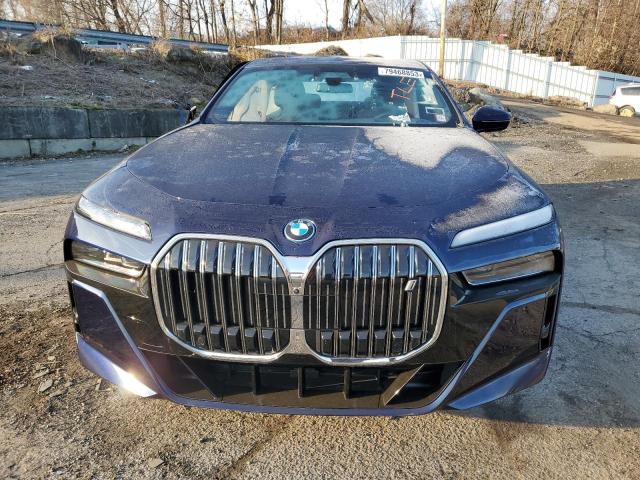 WBY53EJ06PCL62205 - 2023 BMW I7 XDRIVE60 BLUE photo 5