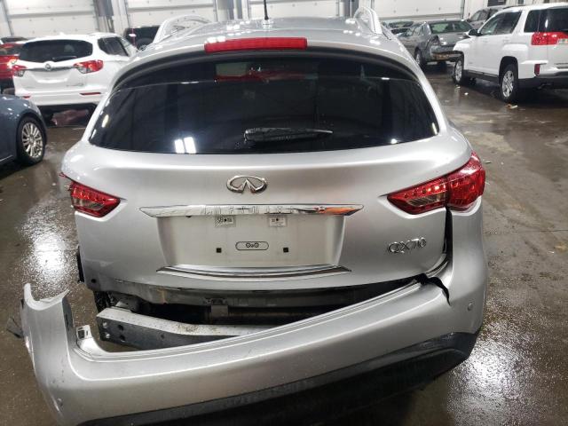 JN8CS1MW7HM415966 - 2017 INFINITI QX70 SILVER photo 6