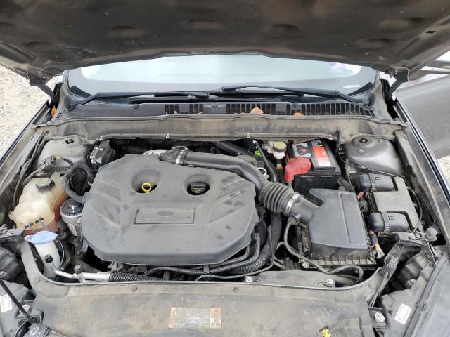 3FA6P0H97ER275001 - 2014 FORD FUSION SE GRAY photo 11