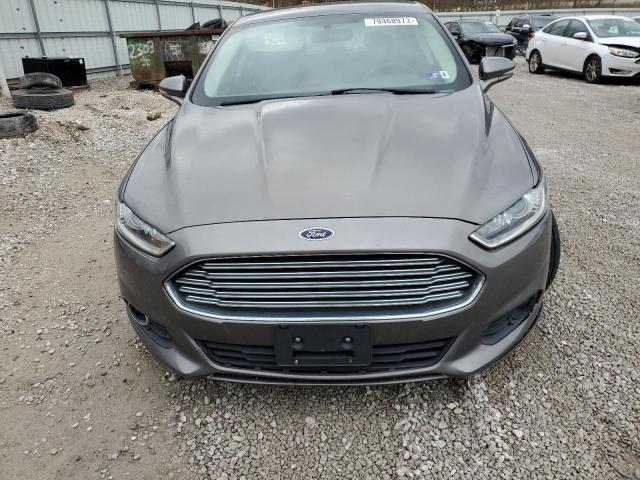 3FA6P0H97ER275001 - 2014 FORD FUSION SE GRAY photo 5