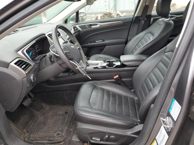 3FA6P0H97ER275001 - 2014 FORD FUSION SE GRAY photo 7