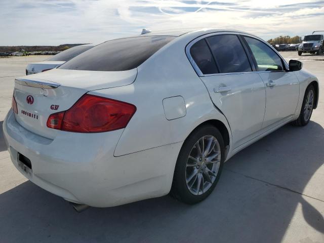 JNKCV61E69M311142 - 2009 INFINITI G37 BASE WHITE photo 3