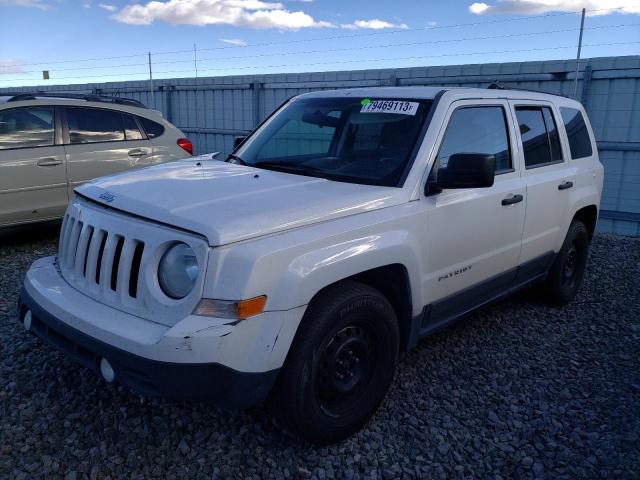 1C4NJPBA9ED720723 - 2014 JEEP PATRIOT SPORT WHITE photo 1