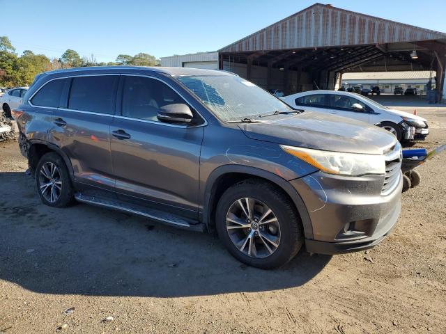 5TDKKRFH1GS162408 - 2016 TOYOTA HIGHLANDER XLE GRAY photo 4