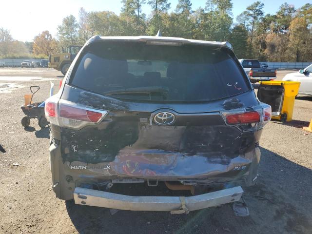 5TDKKRFH1GS162408 - 2016 TOYOTA HIGHLANDER XLE GRAY photo 6