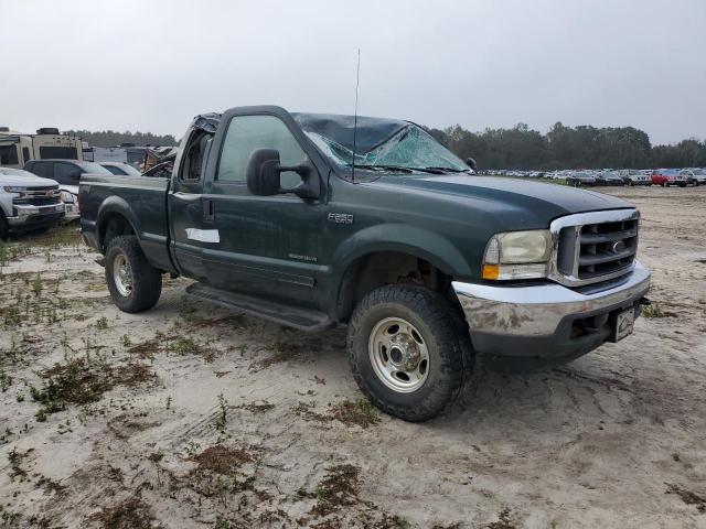 1FTNX21F92EA54631 - 2002 FORD F250 SUPER DUTY GREEN photo 4