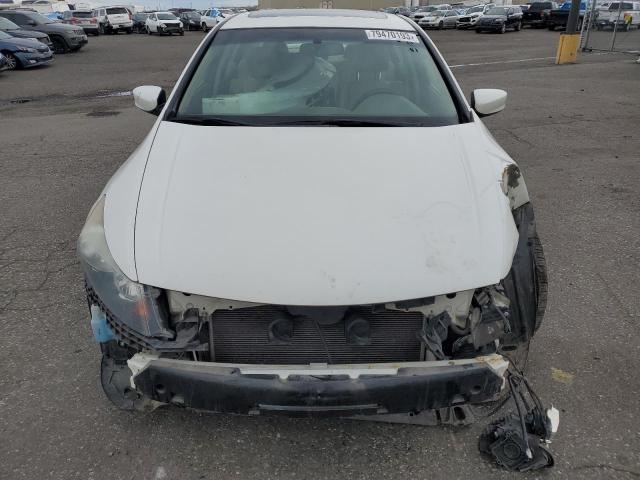 1HGCP3F89AA001944 - 2010 HONDA ACCORD EXL WHITE photo 5