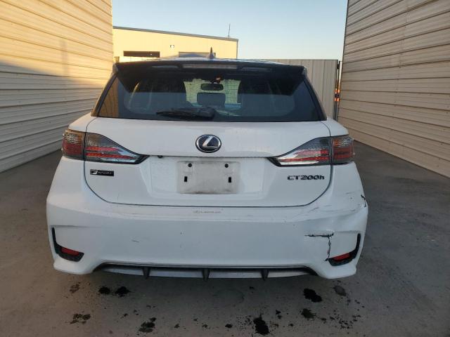 JTHKD5BH4G2255860 - 2016 LEXUS CT 200 WHITE photo 6