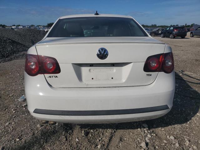 3VWRL71K59M097906 - 2009 VOLKSWAGEN JETTA TDI WHITE photo 6