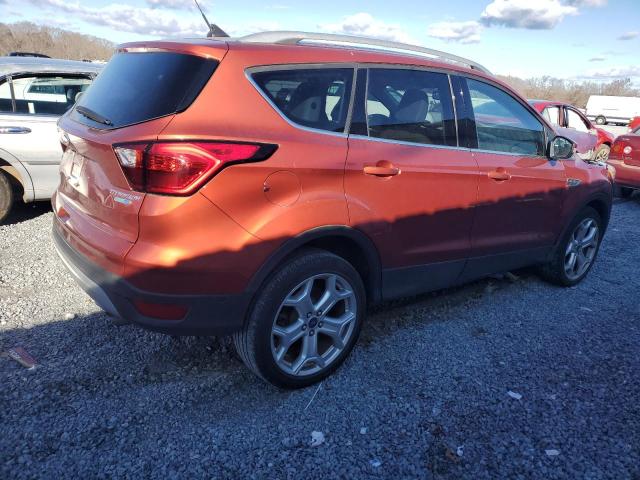 1FMCU9J90KUC28963 - 2019 FORD ESCAPE TITANIUM ORANGE photo 3