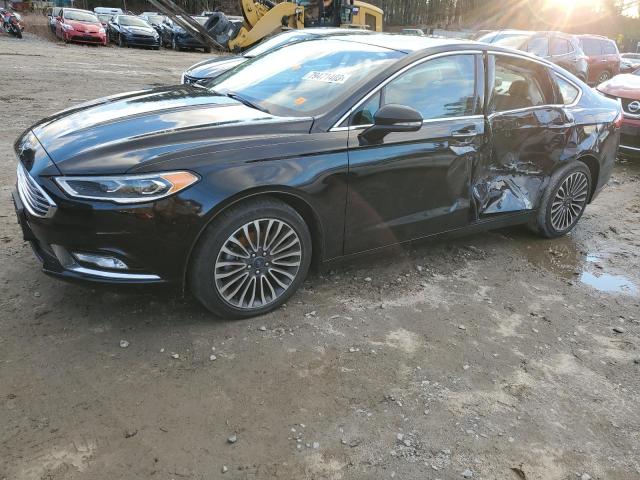 3FA6P0T99HR136029 - 2017 FORD FUSION SE BLACK photo 1