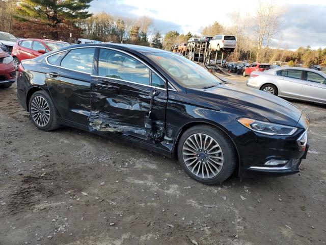 3FA6P0T99HR136029 - 2017 FORD FUSION SE BLACK photo 4