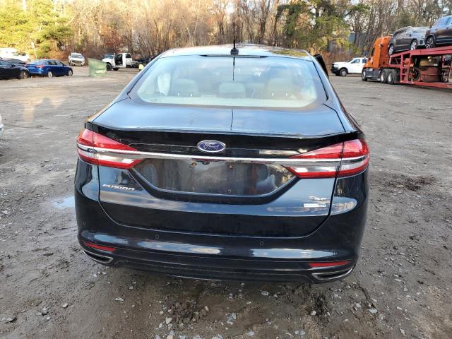 3FA6P0T99HR136029 - 2017 FORD FUSION SE BLACK photo 6