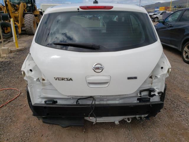 3N1BC1CP7CK250575 - 2012 NISSAN VERSA S WHITE photo 6