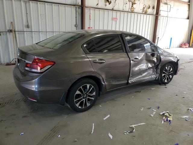 2HGFB2F95DH543563 - 2013 HONDA CIVIC EXL ნაცრისფერი ფოტო 3