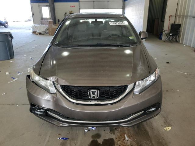 2HGFB2F95DH543563 - 2013 HONDA CIVIC EXL ნაცრისფერი ფოტო 5