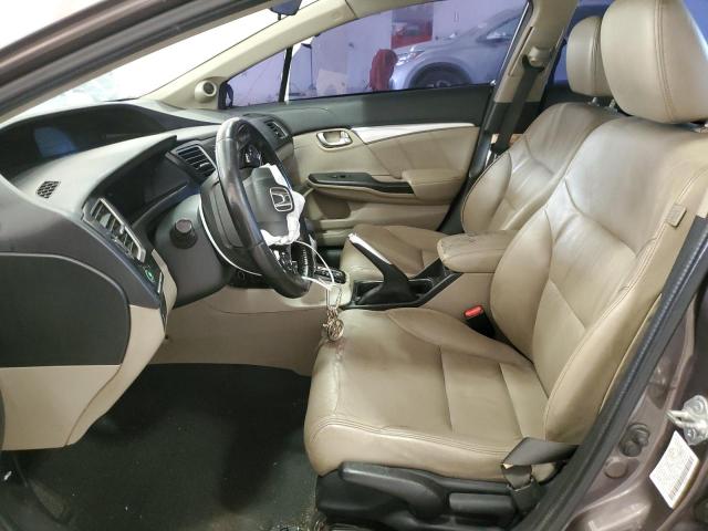 2HGFB2F95DH543563 - 2013 HONDA CIVIC EXL ნაცრისფერი ფოტო 7