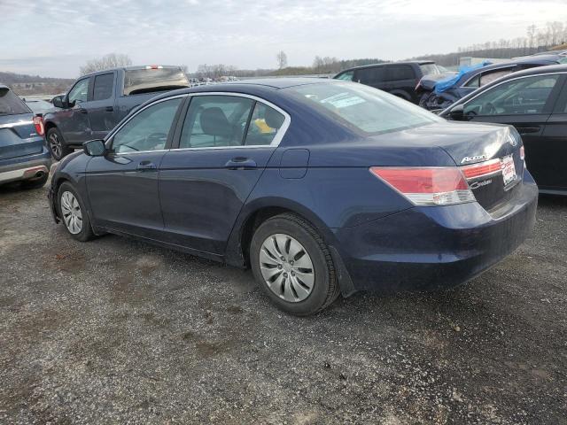 1HGCP2F35CA072883 - 2012 HONDA ACCORD LX BLUE photo 2