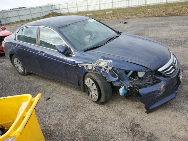 1HGCP2F35CA072883 - 2012 HONDA ACCORD LX BLUE photo 4