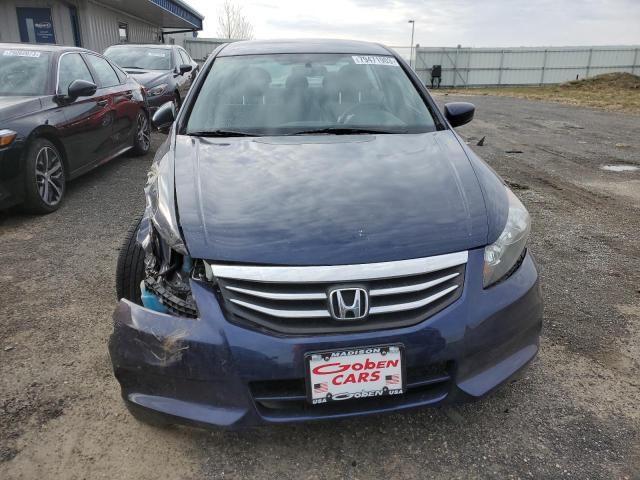 1HGCP2F35CA072883 - 2012 HONDA ACCORD LX BLUE photo 5