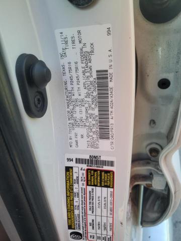 5TFJX4GN5FX040678 - 2015 TOYOTA TACOMA DOUBLE CAB PRERUNNER WHITE photo 14