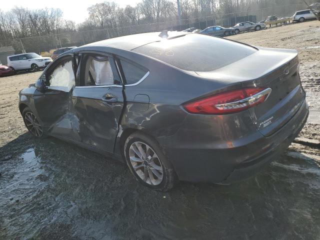 3FA6P0HD1KR247274 - 2019 FORD FUSION SE GRAY photo 2