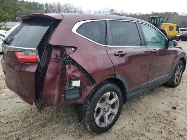 7FARW1H55KE031636 - 2019 HONDA CR-V EX BURGUNDY photo 3