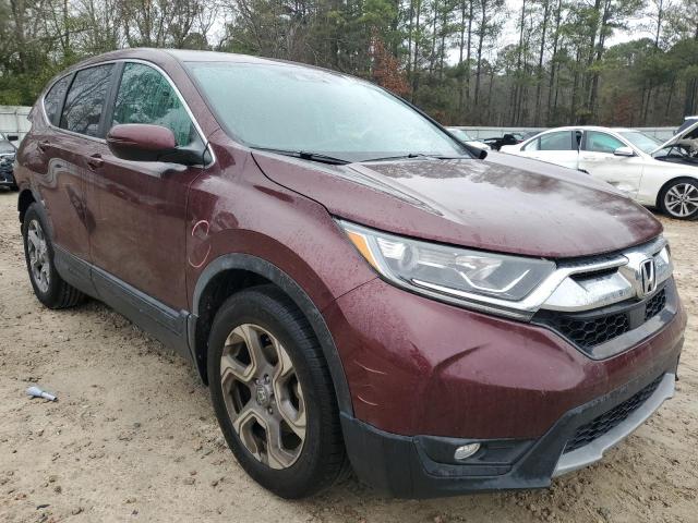 7FARW1H55KE031636 - 2019 HONDA CR-V EX BURGUNDY photo 4