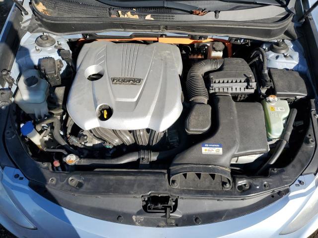 KMHEC4A4XDA067044 - 2013 HYUNDAI SONATA HYBRID BLUE photo 11