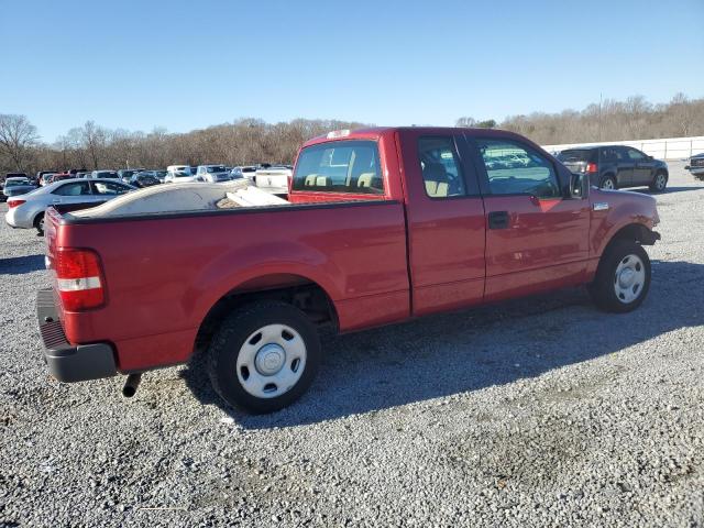 1FTRX12W78FC18794 - 2008 FORD F150 RED photo 3