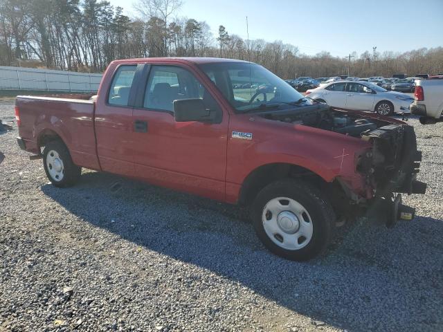 1FTRX12W78FC18794 - 2008 FORD F150 RED photo 4