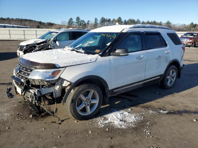 1FM5K8D81GGA73714 - 2016 FORD EXPLORER XLT WHITE photo 1