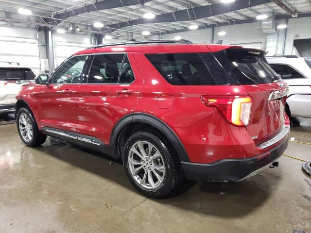 1FMSK8DH9NGA69488 - 2022 FORD EXPLORER XLT MAROON photo 2