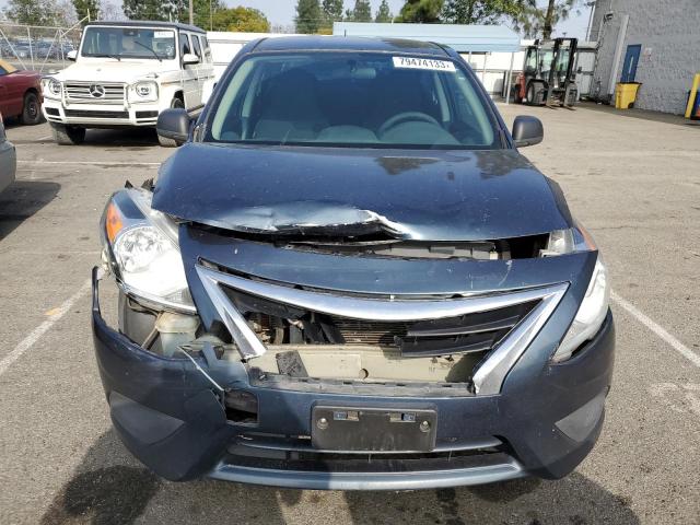 3N1CN7AP6FL951661 - 2015 NISSAN VERSA S BLUE photo 5