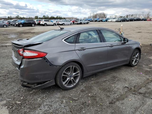 3FA6P0K96DR138879 - 2013 FORD FUSION TITANIUM GRAY photo 3