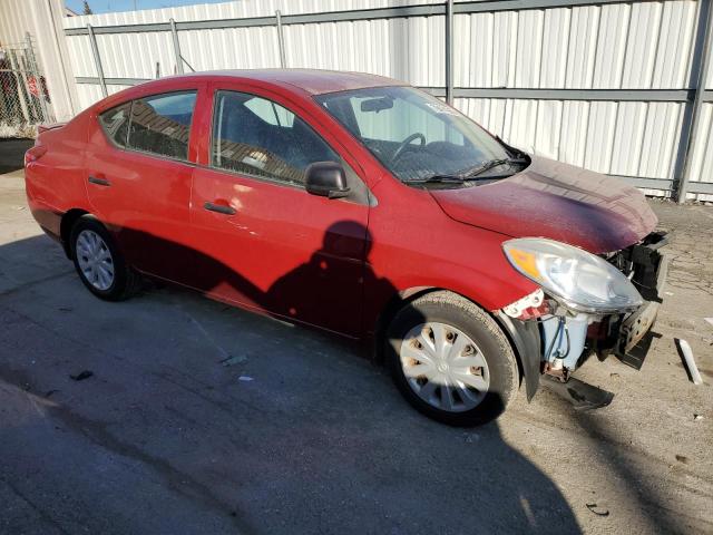 3N1CN7AP3DL876186 - 2013 NISSAN VERSA S RED photo 4