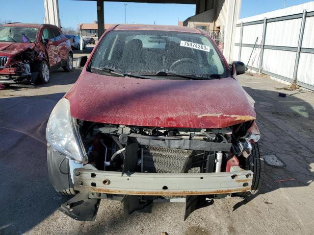 3N1CN7AP3DL876186 - 2013 NISSAN VERSA S RED photo 5