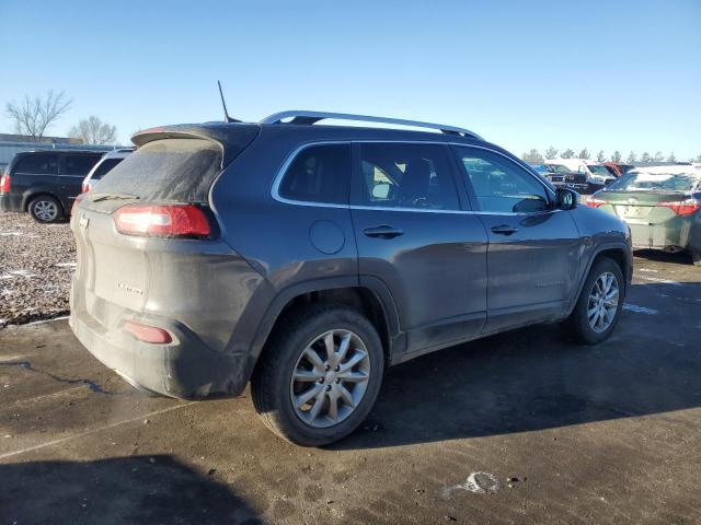 1C4PJMDX0JD601381 - 2018 JEEP CHEROKEE LIMITED GRAY photo 3