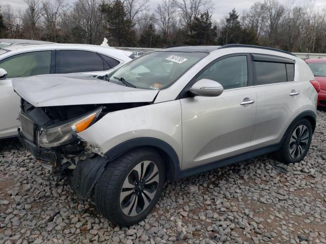 KNDPCCA63C7231917 - 2012 KIA SPORTAGE SX SILVER photo 1