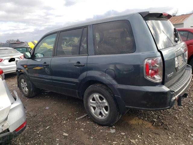 5FNYF28146B035399 - 2006 HONDA PILOT LX GRAY photo 2