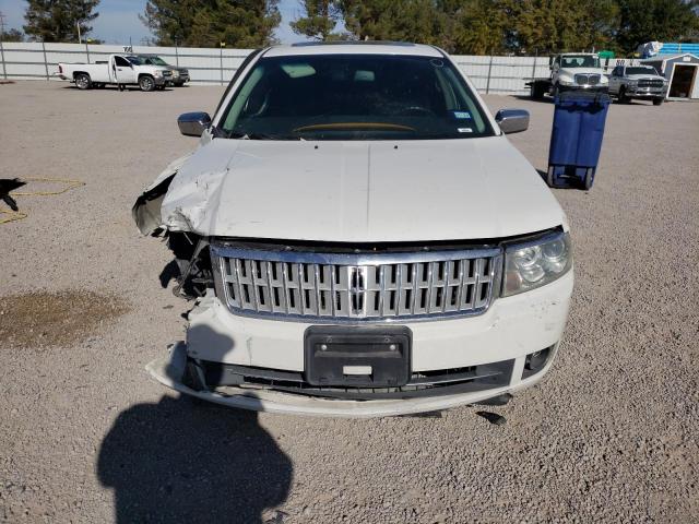 3LNHM26T88R642235 - 2008 LINCOLN MKZ WHITE photo 5