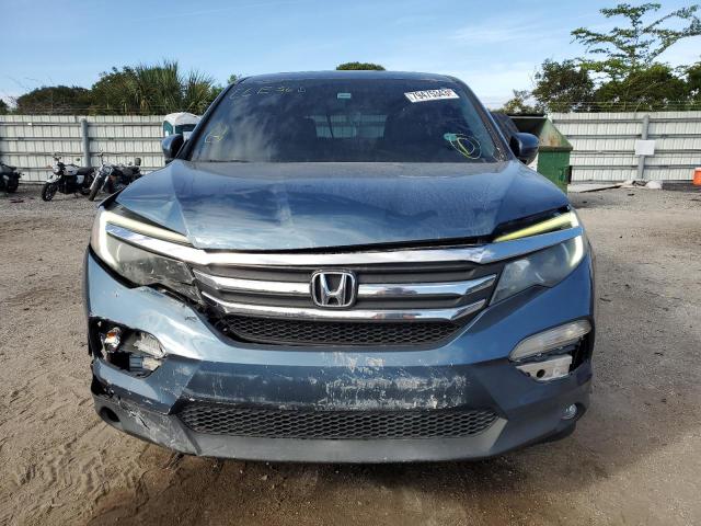 5FNYF6H76GB096900 - 2016 HONDA PILOT EXLN BLUE photo 5