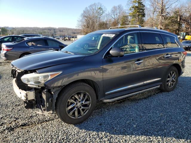 5N1AL0MN3DC310290 - 2013 INFINITI JX35 GRAY photo 1