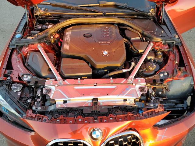 WBA43AT00NCH67380 - 2022 BMW 430XI ORANGE photo 11