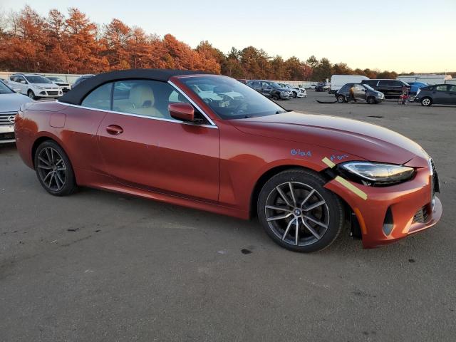 WBA43AT00NCH67380 - 2022 BMW 430XI ORANGE photo 4