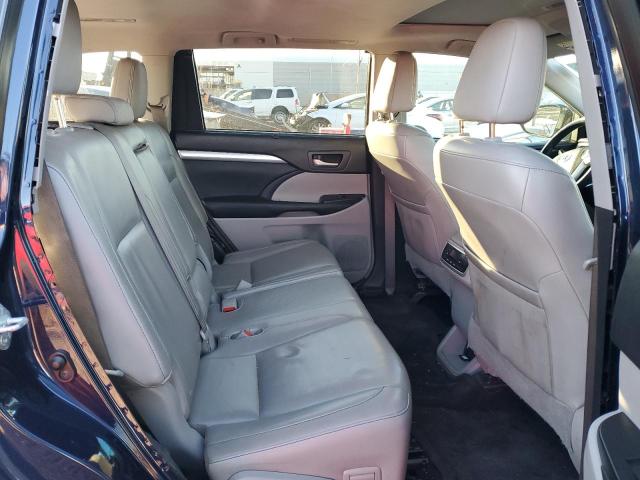 5TDKKRFH3GS121133 - 2016 TOYOTA HIGHLANDER XLE BLUE photo 10