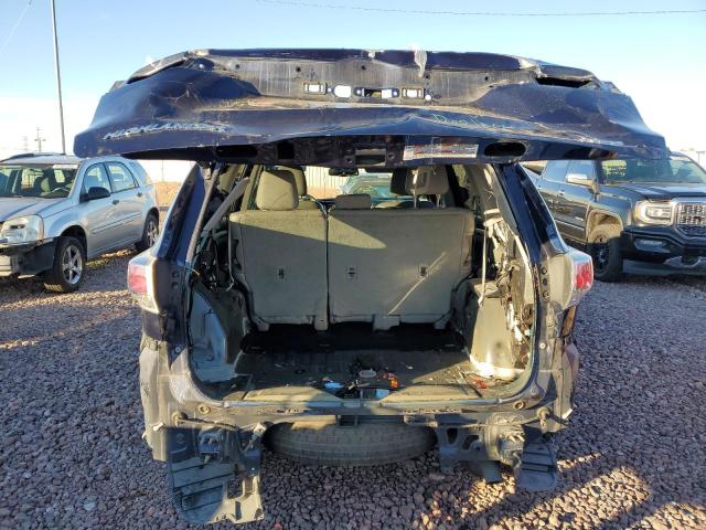 5TDKKRFH3GS121133 - 2016 TOYOTA HIGHLANDER XLE BLUE photo 6
