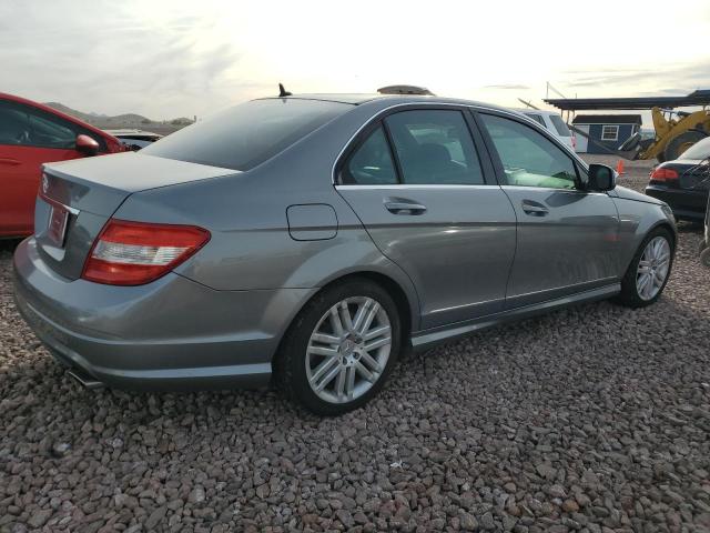 WDDGF54X99R067762 - 2009 MERCEDES-BENZ C 300 GRAY photo 3