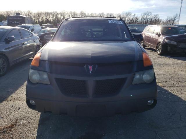 3G7DB03E81S542233 - 2001 PONTIAC AZTEK BLACK photo 5